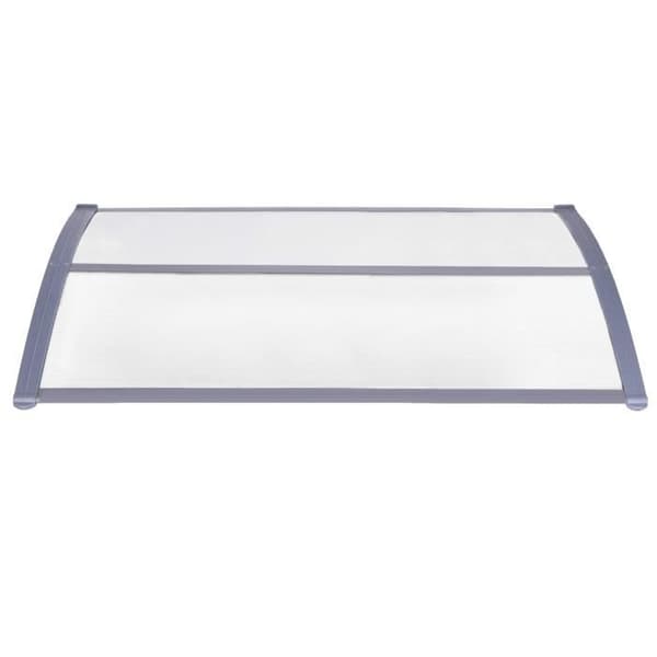 Entrédörrsmarkis - SPRINGOS - 150x75cm - Aluminium - Polykarbonat - Modern Design