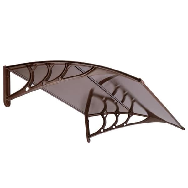 Entréavstånd - SPRINGOS - 80x150cm - Aluminium - Polykarbonat - Brun