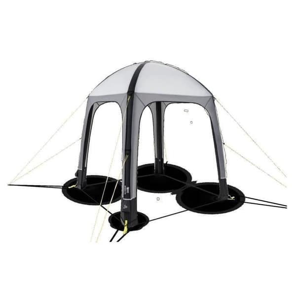 Uppblåsbart skydd - KAMPA - AIR Shleter 200 - 2 x 2 m - Grå och svart