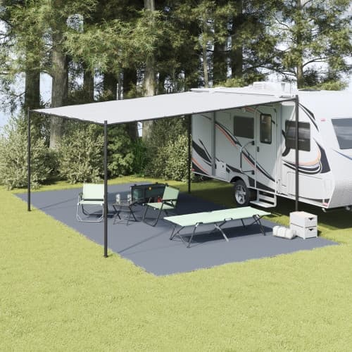 Tältstillbehör Blågrå Polyester 400 x 800 cm Hållbar