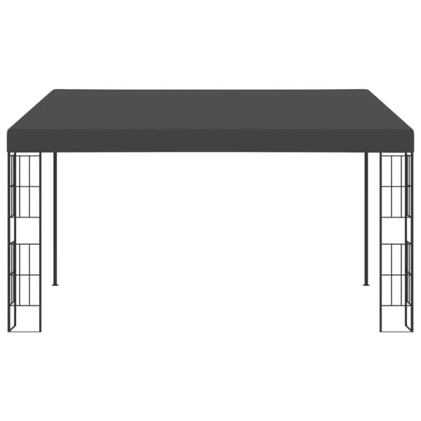 Väggmonterad paviljong 3x4 m antracit tyg
