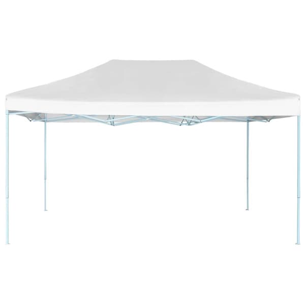 Hopfällbart partytält 3x4,5 m vit
