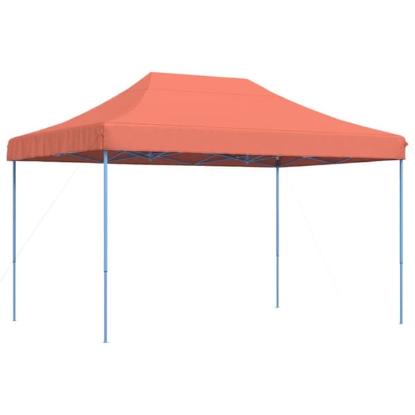 Pop-Up hopfällbart partytält 410x279x315 cm terrakotta