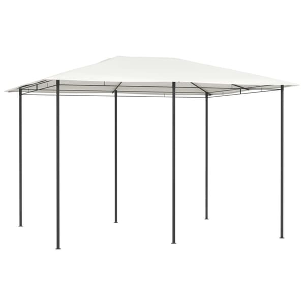 Paviljong 3x4x2,6 m gräddvit 160 g/m²