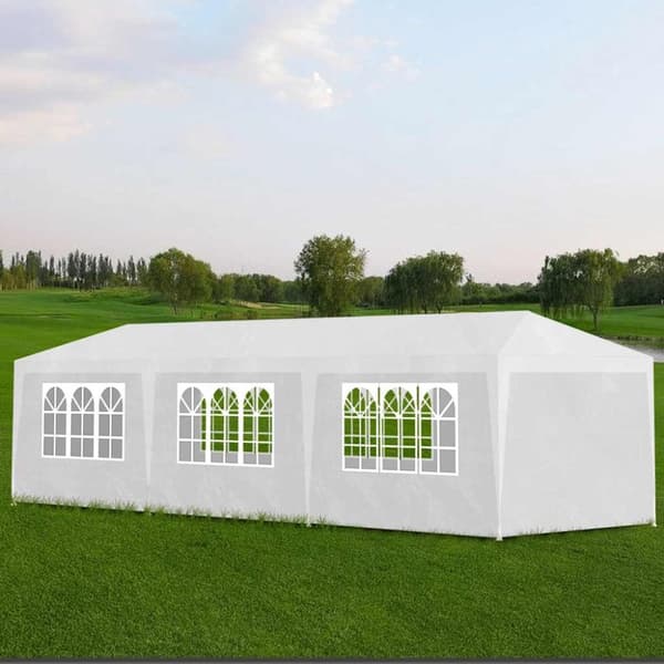 Partytält 3x9 m vit