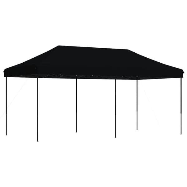 Pop-Up hopfällbart partytält 580x292x315 cm svart