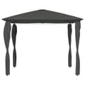 Miniatyrbild 2 av 2: Paviljong med stolpar 3x3x2,6 m antracit 160 g/m²