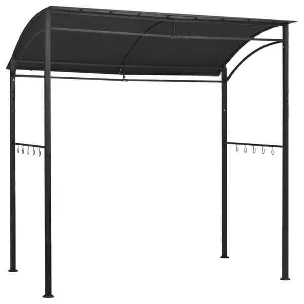 Grilltält 215x150x220 cm antracit stål