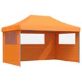 Miniatyrbild 2 av 2: Pop-Up hopfällbart partytält med 3 sidoväggar ORANGE