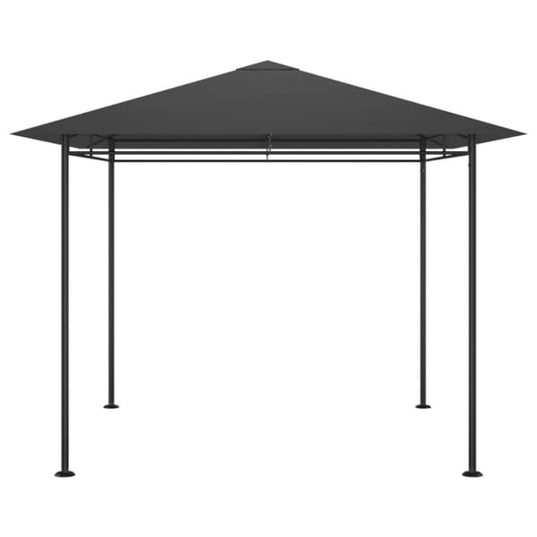 Paviljong 3x3x2,7 m antracit 180 g/m²