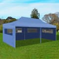 Miniatyrbild 1 av 2: Pop-up partytält hopfällbart 3 x 6 m blå