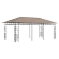 Miniatyrbild 2 av 2: Paviljong med myggnät 6x3x2,73 m taupe 180 g/m²
