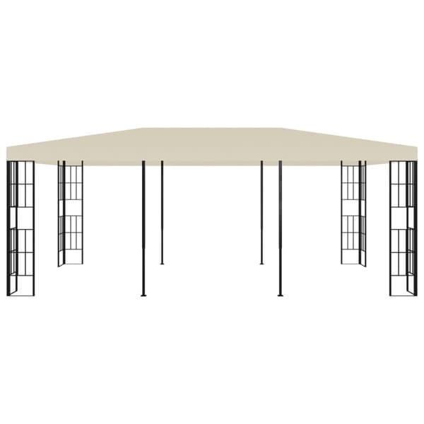 Paviljong 3x6 m gräddvit