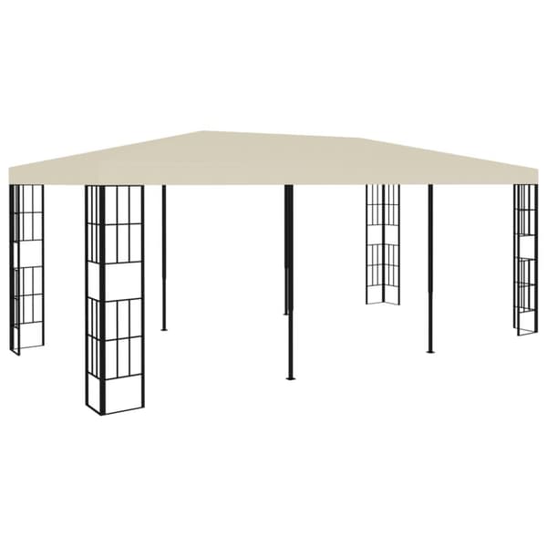 Paviljong 3x6 m gräddvit