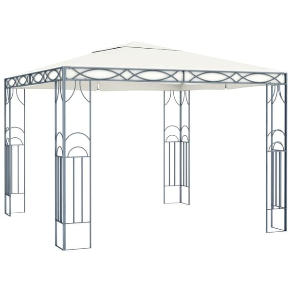 Paviljong 300x300 cm gräddvit