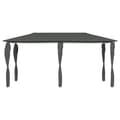 Miniatyrbild 2 av 2: Paviljong med stolpar 2,98x5,3x2,59 m antracit 160 g/m²
