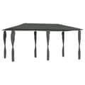 Miniatyrbild 1 av 2: Paviljong med stolpar 2,98x5,3x2,59 m antracit 160 g/m²