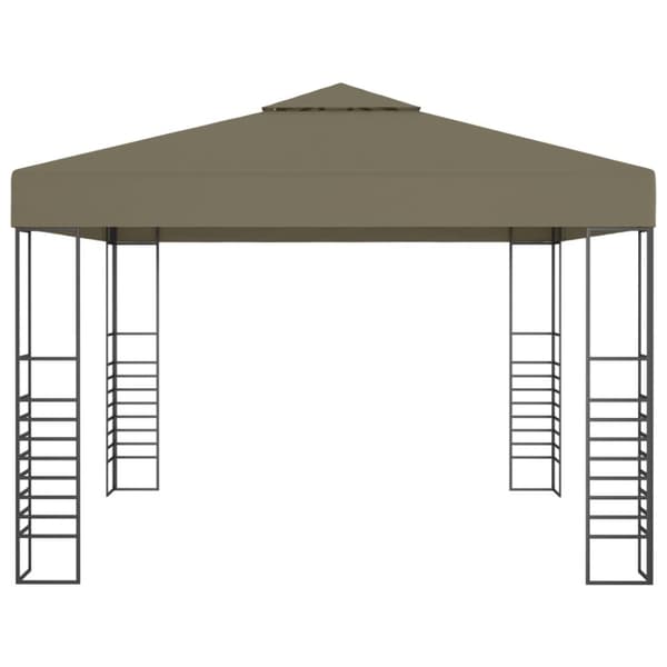 Paviljong 3x3 m taupe 180 g/m²