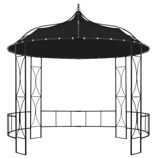 Paviljong 300x290 cm antracit rund