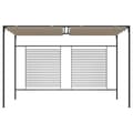 Miniatyrbild 2 av 2: Paviljong med infällbart tak 3x4x2,3 m taupe 180 g/m²