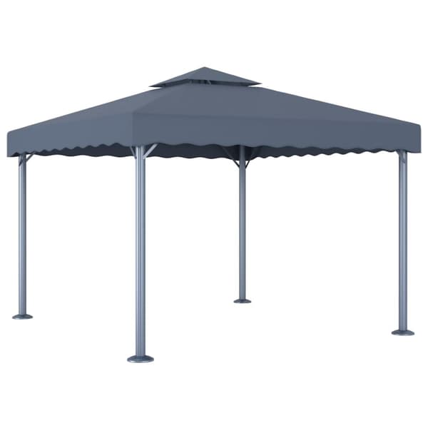 Paviljong 300x300 cm antracit aluminium