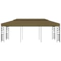 Miniatyrbild 2 av 2: Paviljong 6x3 m taupe 180 g/m²