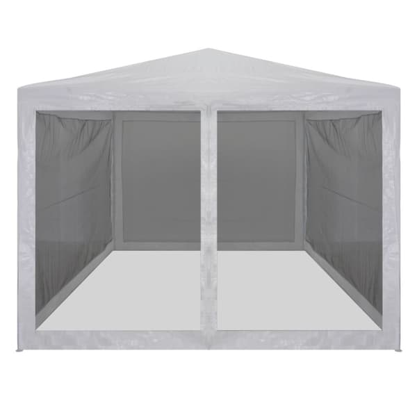 Partytält med 4 sidoväggar i nät 4x3 m