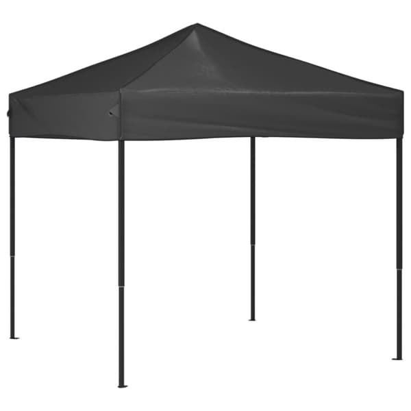 Hopfällbart partytält antracit 2x2 m