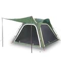 Miniatyrbild 2 av 2: Campingtält 4 personer grön snabbrest vattentätt