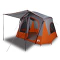 Miniatyrbild 2 av 2: Campingtält 5 personer grå och orange vattentätt