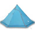 Miniatyrbild 2 av 2: Tipi-tält 5 personer blå vattentätt