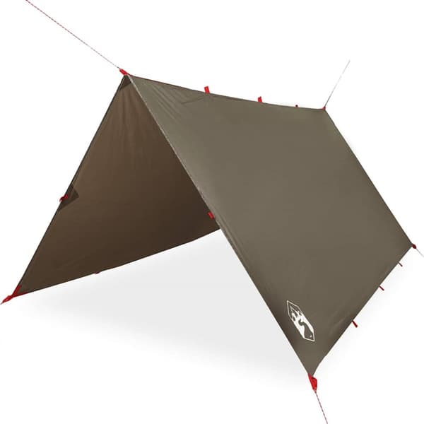 Tarp brun 306x306 cm vattentät