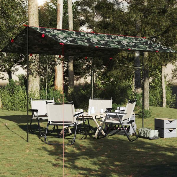 Tarp kamouflage 406x306 cm vattentät