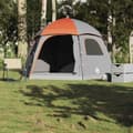 Miniatyrbild 1 av 2: Familjetält igloo 6-personers grå och orange vattentät