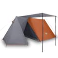Miniatyrbild 2 av 2: Campingtält 3 personer grå och orange vattentätt