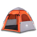 Miniatyrbild 2 av 2: Campingtält 4 personer grå och orange snabbrest