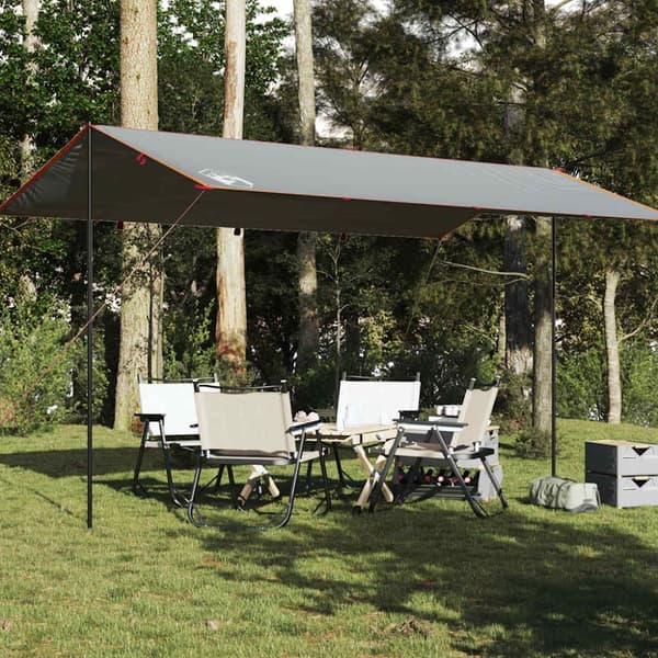 Tarp grå och orange 500x294 cm vattentät