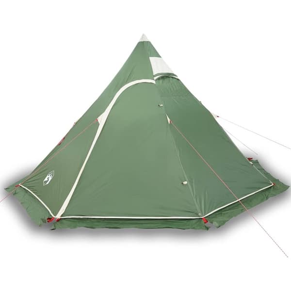 Tipi-tält 5 personer grön vattentätt