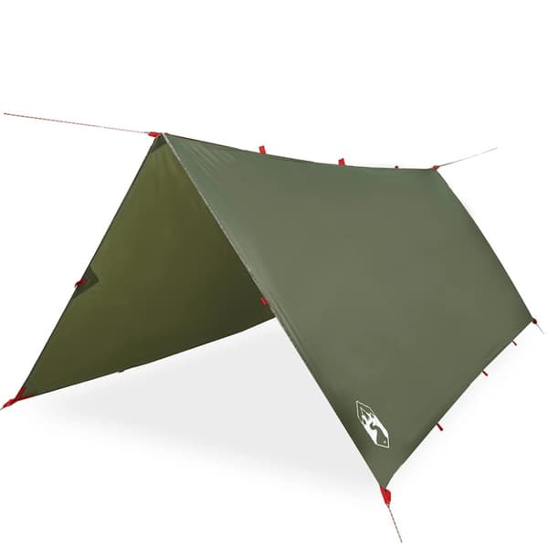 Tarp olivgrön 366x306 cm vattentät