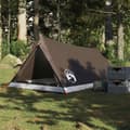 Miniatyrbild 1 av 2: Campingtält 2 personer brun vattentätt
