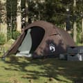 Miniatyrbild 1 av 2: Campingtält tunnel 2 personer brun vattentätt