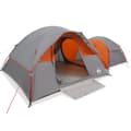 Miniatyrbild 2 av 2: Campingtält 5 personer grå och orange vattentätt