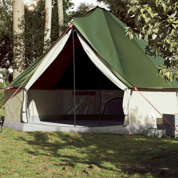 Familjetält tipi 10 personer grön vattentätt