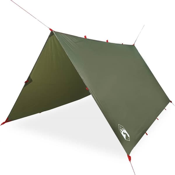 Tarp olivgrön 306x306 cm vattentät