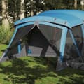 Miniatyrbild 1 av 2: Campingtält med veranda 4 personer blå vattentätt