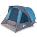 Miniatyrbild 2 av 2: Campingtält 4 personer blå vattentätt