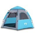 Miniatyrbild 2 av 2: Campingtält 4 personer blå snabbrest