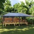 Miniatyrbild 1 av 2: Professionellt partytält 4x6 m antracit 90 g/m²