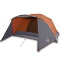 Miniatyrbild 2 av 2: Campingtält med veranda 4 personer orange vattentätt