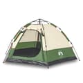 Miniatyrbild 2 av 2: Campingtält 4 personer grön snabbrest